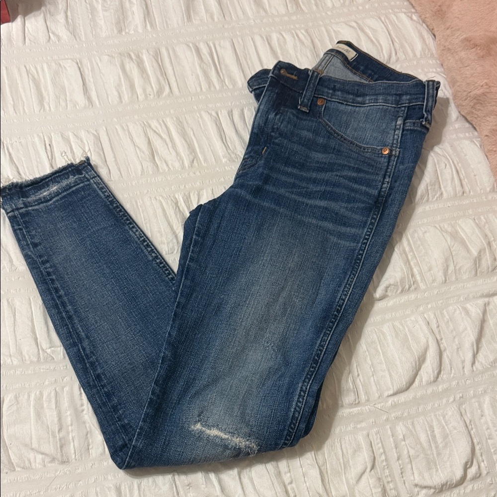 Madewell Dark Blue Skinny Jeans